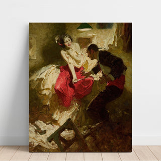 Reproduction Le châle rouge - Dean Cornwell