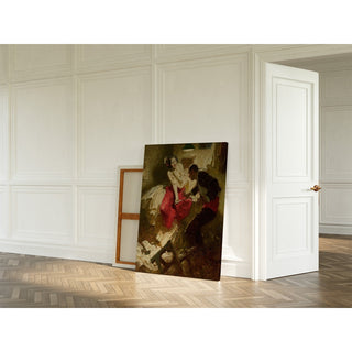 Reproduction Le châle rouge - Dean Cornwell