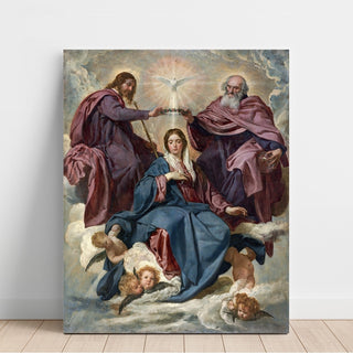 Reproduction Le Couronnement de la Vierge - Diego Velázquez