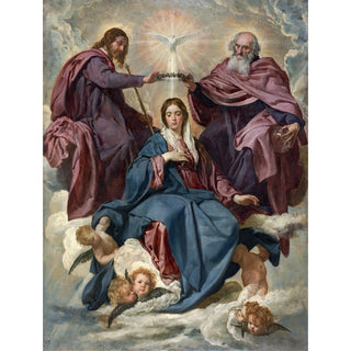 Reproduction Le Couronnement de la Vierge - Diego Velázquez