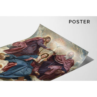 Reproduction Le Couronnement de la Vierge - Diego Velázquez