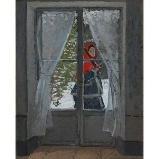 Reproduction Le foulard rouge - Claude Monet
