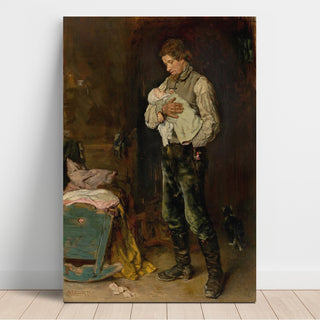 Reproduction Le veuf - Max Liebermann