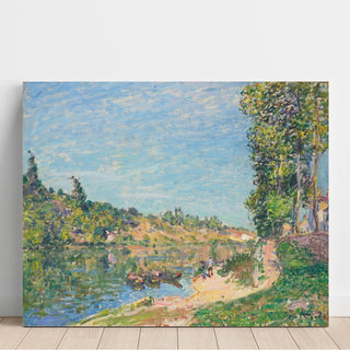 Reproduction Les Coteaux de La Celle, Après Saint-Mammès - Alfred Sisley