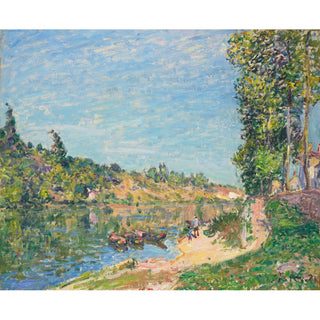 Reproduction Les Coteaux de La Celle, Après Saint-Mammès - Alfred Sisley