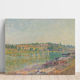 Reproduction Les Coteaux de La Celle-sous-Moret, Vus de Saint-Mammès - Alfred Sisley