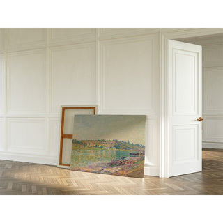 Reproduction Les Coteaux de La Celle-sous-Moret, Vus de Saint-Mammès - Alfred Sisley