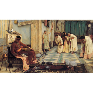 Reproduction Les Favoris de l'empereur Honorius - John William Waterhouse