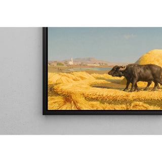 Reproduction Les batteurs de céréales, Égypte - Jean-Léon Gérôme