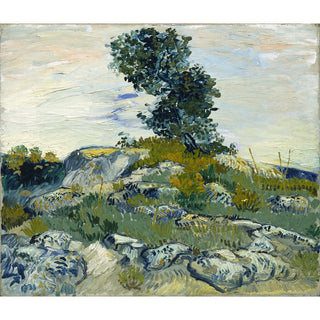 Reproduction Les rochers - Vincent van Gogh