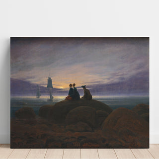 Reproduction Lever de lune sur la mer - Caspar David Friedrich
