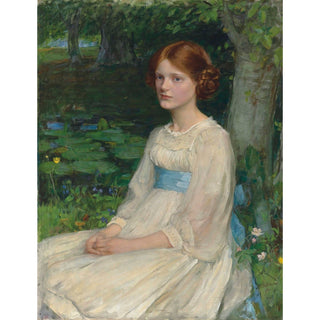 Reproduction Mademoiselle Betty Pollock - John William Waterhouse