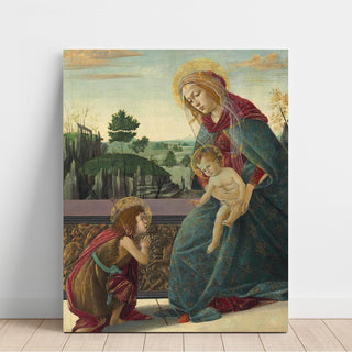 Reproduction Madone et Enfant avec le jeune Saint Jean-Baptiste - Sandro Botticelli