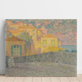 Reproduction Maisons au Soleil, Villefranche-sur-Mer - Henri Le Sidaner