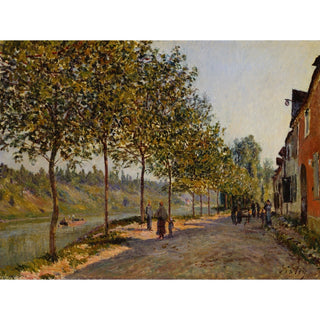 Reproduction Matinée de juin à Saint-Mammès - Alfred Sisley