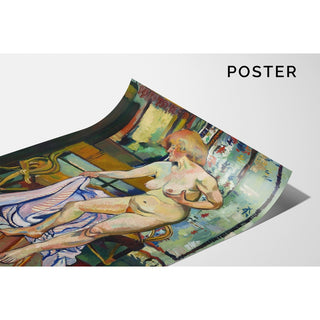 Reproduction Nu à la Draperie - Suzanne Valadon