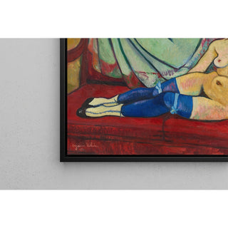 Reproduction Nu aux bas bleus - Suzanne Valadon
