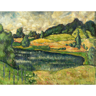 Reproduction Paysage d'Estonie - Konrad Mägi