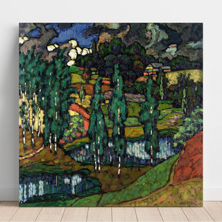 Reproduction Paysage de Võrumaa - Konrad Mägi