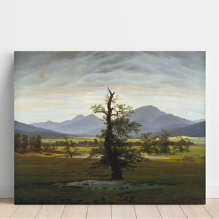 Reproduction Paysage de village dans la lumière du matin - Caspar David Friedrich