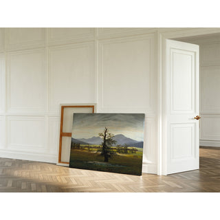 Reproduction Paysage de village dans la lumière du matin - Caspar David Friedrich