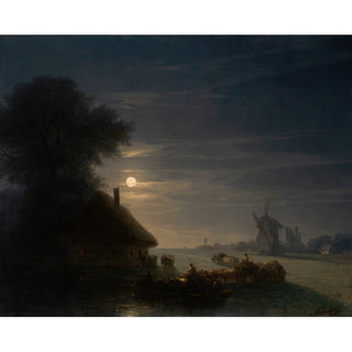 Reproduction Paysage ukrainien de nuit - Ivan Konstantinovich Aivazovsky