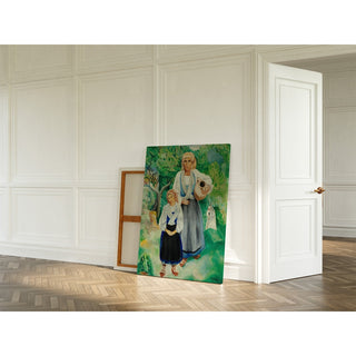 Reproduction Paysannes en costume traditionnel - Moïse Kisling