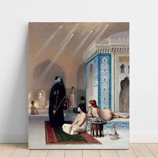 Reproduction Piscine dans un harem - Jean-Léon Gérôme