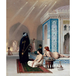 Reproduction Piscine dans un harem - Jean-Léon Gérôme