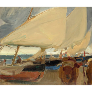 Reproduction Plage de Valence - Joaquín Sorolla