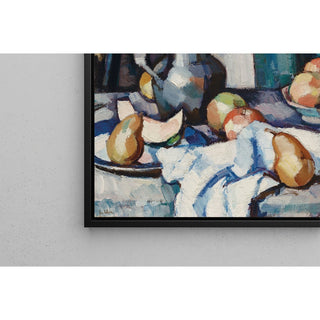 Reproduction Pommes et pot en étain - Samuel John Peploe