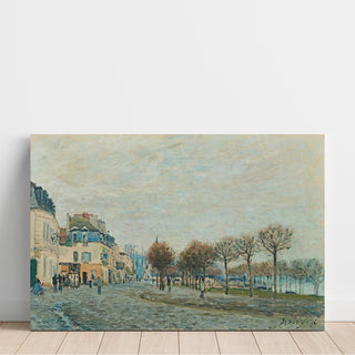 Reproduction Port-Marly avant l'inondation - Alfred Sisley