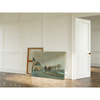 Reproduction Port-Marly avant l'inondation - Alfred Sisley
