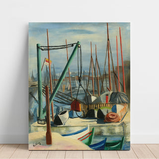 Reproduction Port de Marseille - Moïse Kisling