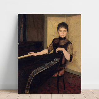 Reproduction Portrait de Jonkvrouwe Maria Francisca Louisa Dommer van Poldersveldt - Fernand Khnopff