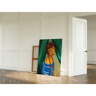 Reproduction Portrait de Marguerite Gros, sœur de Mme Renée Kisling - Moïse Kisling