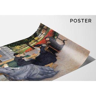 Reproduction Portraits à la campagne - Gustave Caillebotte