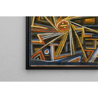 Reproduction Rayonnement et rotation - Paul Klee