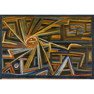 Reproduction Rayonnement et rotation - Paul Klee