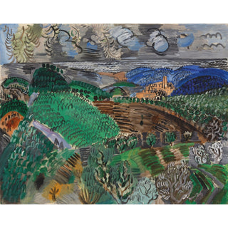 Reproduction Saint-Paul de Vence - Raoul Dufy