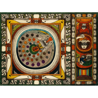 Reproduction Serpent-filet, de la forêt de Wili 1921 - Adolf Wölfli