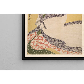 Reproduction Shira-uchikake - Le surcot blanc - Kitagawa Utamaro