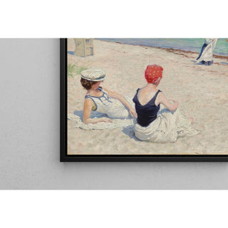 Reproduction Sur la plage, Falsterbo - Paul Fischer