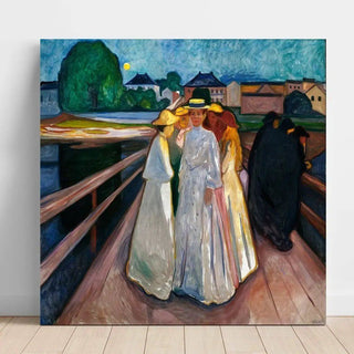 Reproduction Sur le pont - Edvard Munch