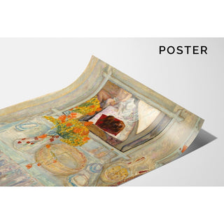 Reproduction Table de toilette et miroir - Pierre Bonnard