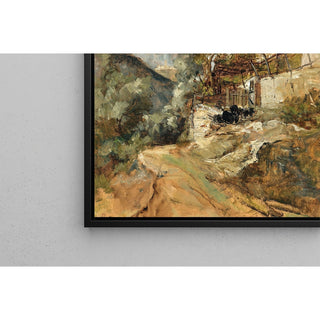 Reproduction Un paysage méridional avec des moutons - Marie Egner