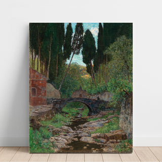 Reproduction Un vieux pont de pierre - Alfred Zoff