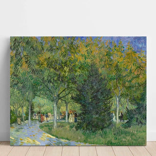 Reproduction Une allée dans un jardin public d'Arles - Vincent Van Gogh