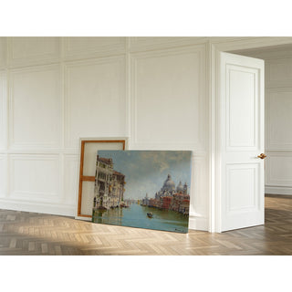 Reproduction Une gondole près de Santa Maria della Salute - Antonietta Brandeis