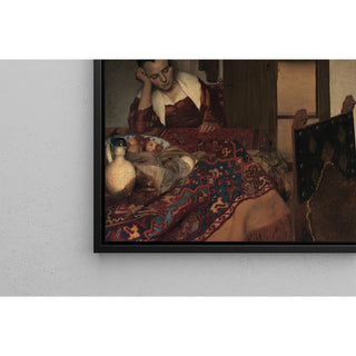 Reproduction Une servante endormie - Johannes Vermeer